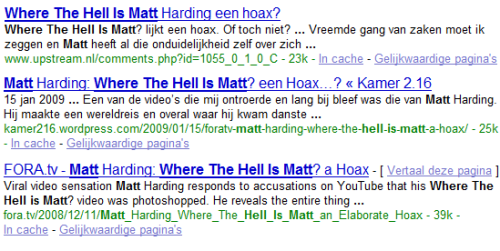 matt harding
hoax