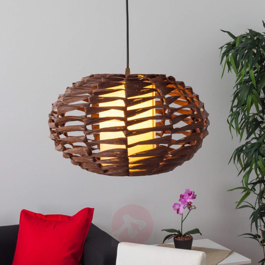 hanglamp zacht hout