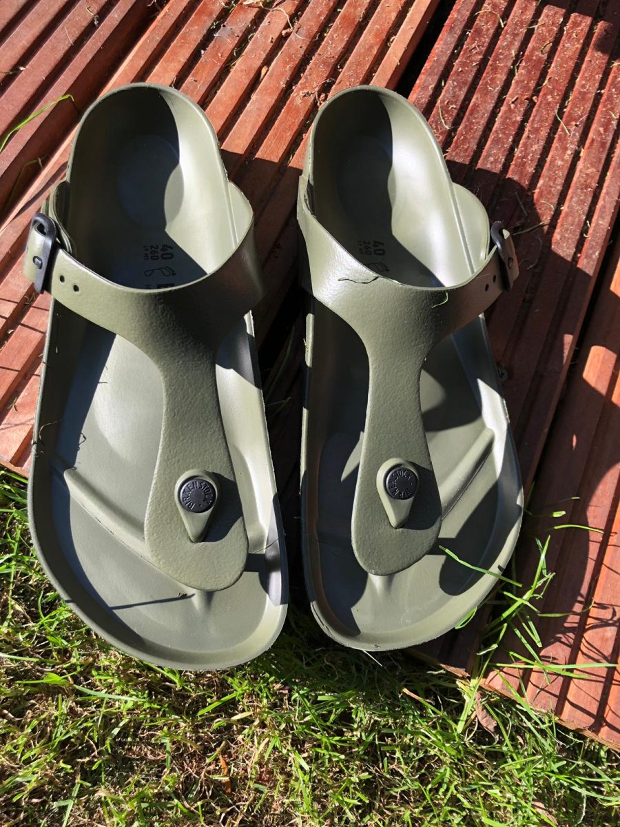 birkenstock slippers groen
