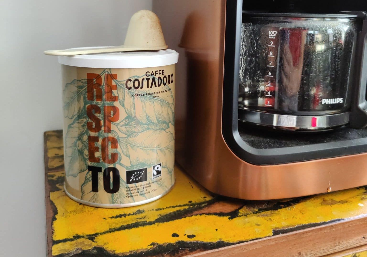costadoro koffie blik
