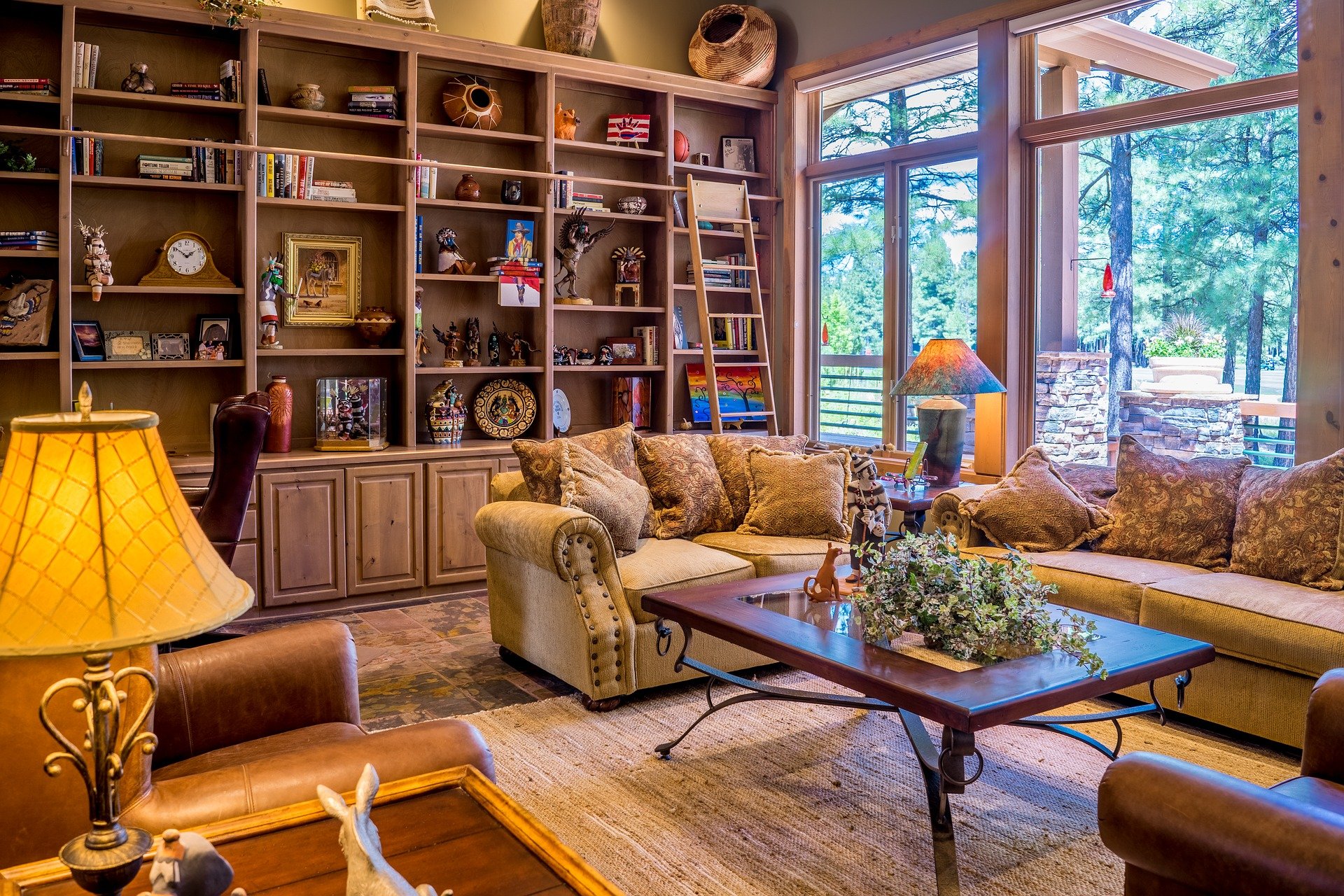 rommelig interieur