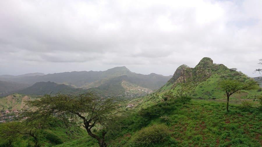 santiago is groen na regen